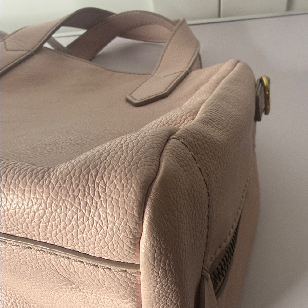 Fossil Blush Leather Satchel Bag - Picture 5 of 8